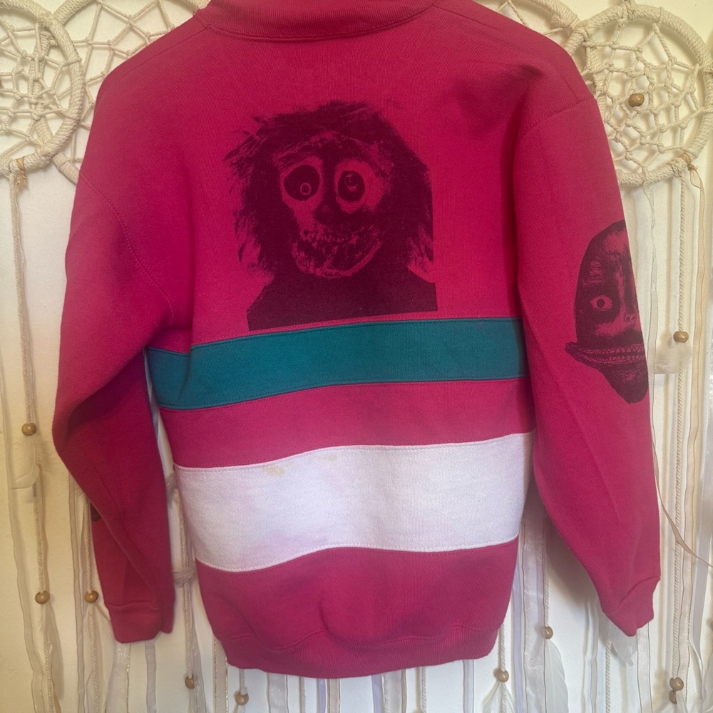 Stylish Red and Green Men's Sweater